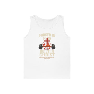 Faith-Inspired Workout Tank Top, Motivational Fitness Tee, Christian Gym Shirt, Unisex Workout Gear, Inspirational Tank for Active Lifestyle