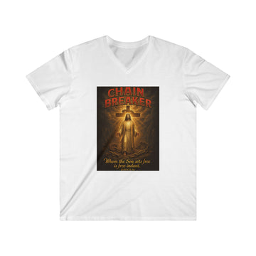 Men's Fitted V-Neck Short Sleeve Tee