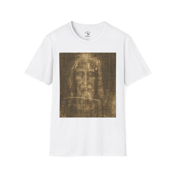 Vintage Religious Artwork T-Shirt, Unisex Tee, Softstyle Shirt, Sunday Best, Gift for Faith Lovers, Casual Wear, Spiritual Apparel