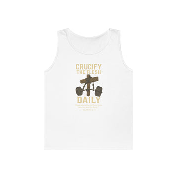 Faith-Inspired Unisex Cotton Tank Top - Trendy Christian Apparel for Everyday Wear, Great for Church, Gifts, Summer, and Retreats
