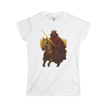 Women's Fantasy Graphic Tee, Softstyle T-Shirt for Cosplay, Gift for Fantasy Lovers, Unique Art Tee for All Occasions, Adventure Apparel