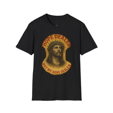 Christian Hope Dealer T-Shirt, Inspirational Tee, Faith Apparel, Bible Verse Shirt, Religious Gift, Spiritual Wear