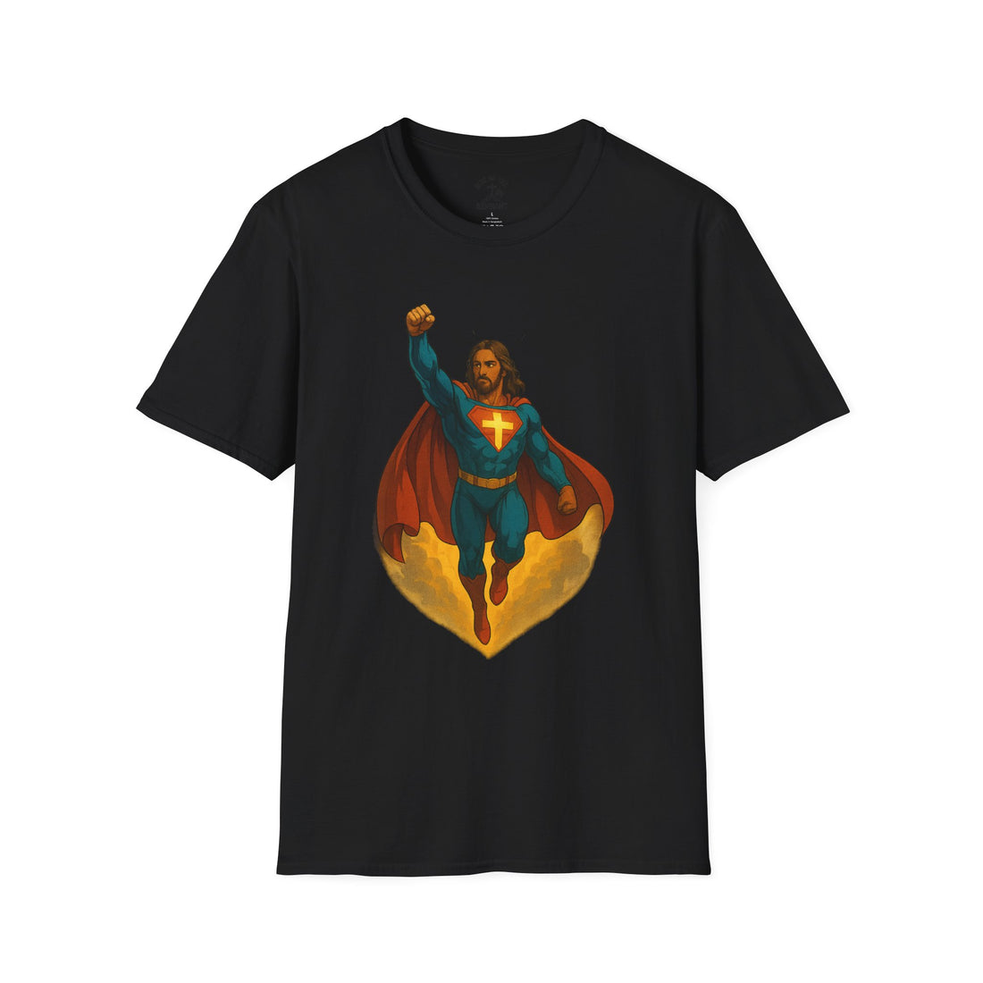Faith-Inspired Superhero T-Shirt, Unisex Graphic Tee, Minister's Gift, Christian Apparel, Inspirational Shirt, John 15 Quote