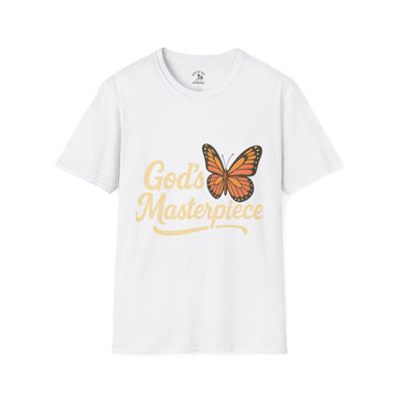 God's Masterpiece Butterfly T-Shirt, Inspirational Christian Tee, Faith-Based Apparel, Scripture Shirt, Unisex Gift Idea