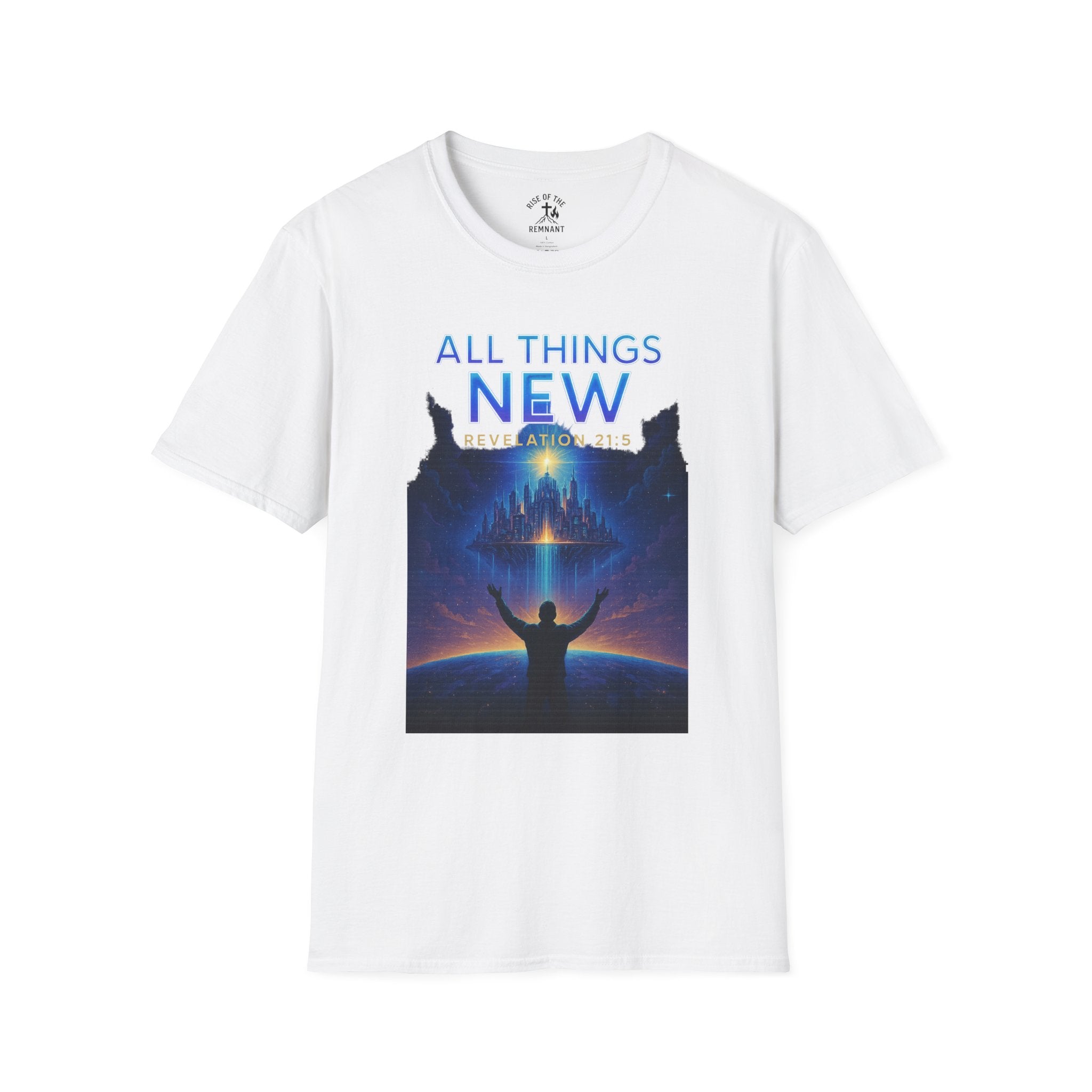 Inspirational Unisex T-Shirt - All Things New, Faith-Based Tee, Christian Apparel, Motivational Shirt, Everyday Wear