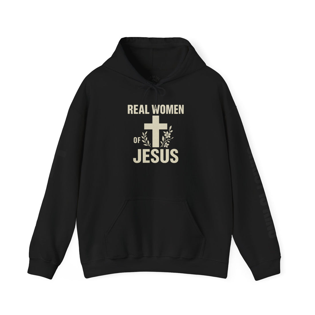 Inspirational Christian Hoodie - Real Women of Jesus - Faith-Based Apparel, Religious Gift, Church Outfit, Everyday Wear, Spiritual Comfort