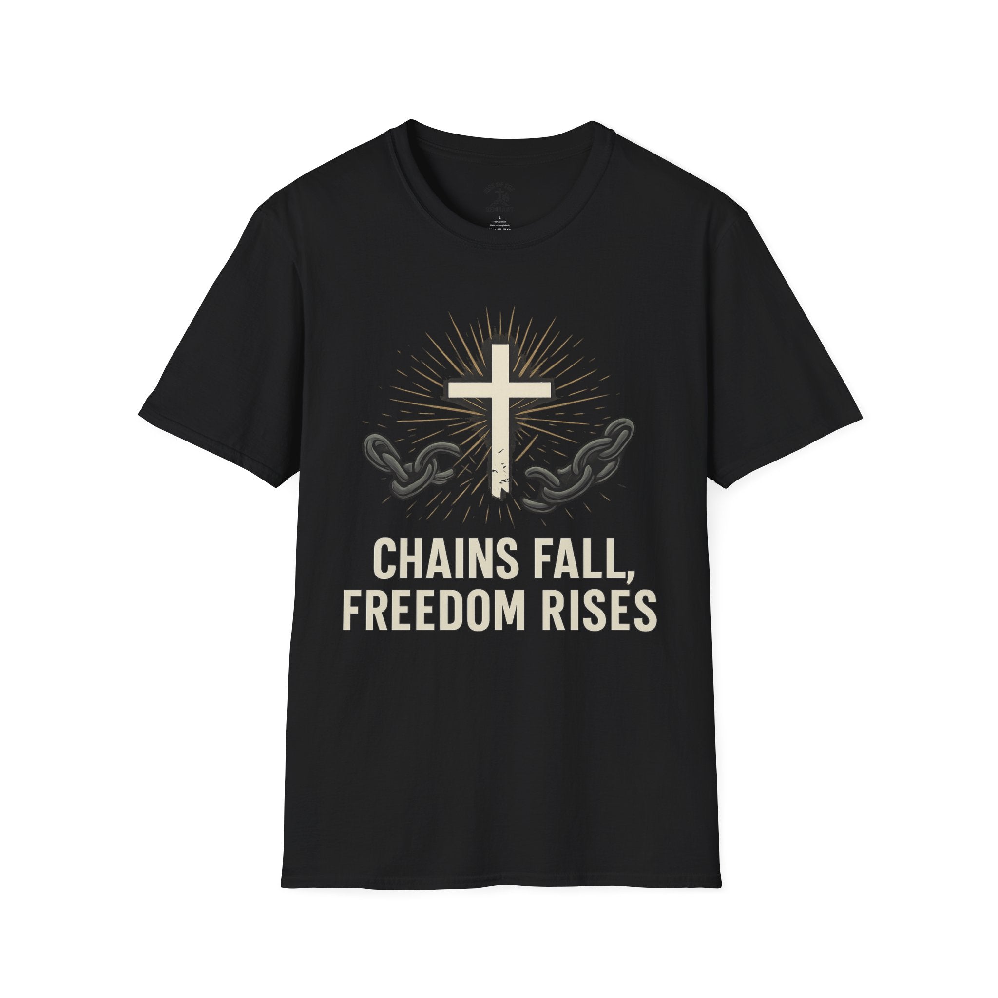 Faith-Inspired Freedom T-Shirt, Christian Tee, Inspirational Graphic Shirt, Gift for Believers, Religious Apparel, Summer Fashion