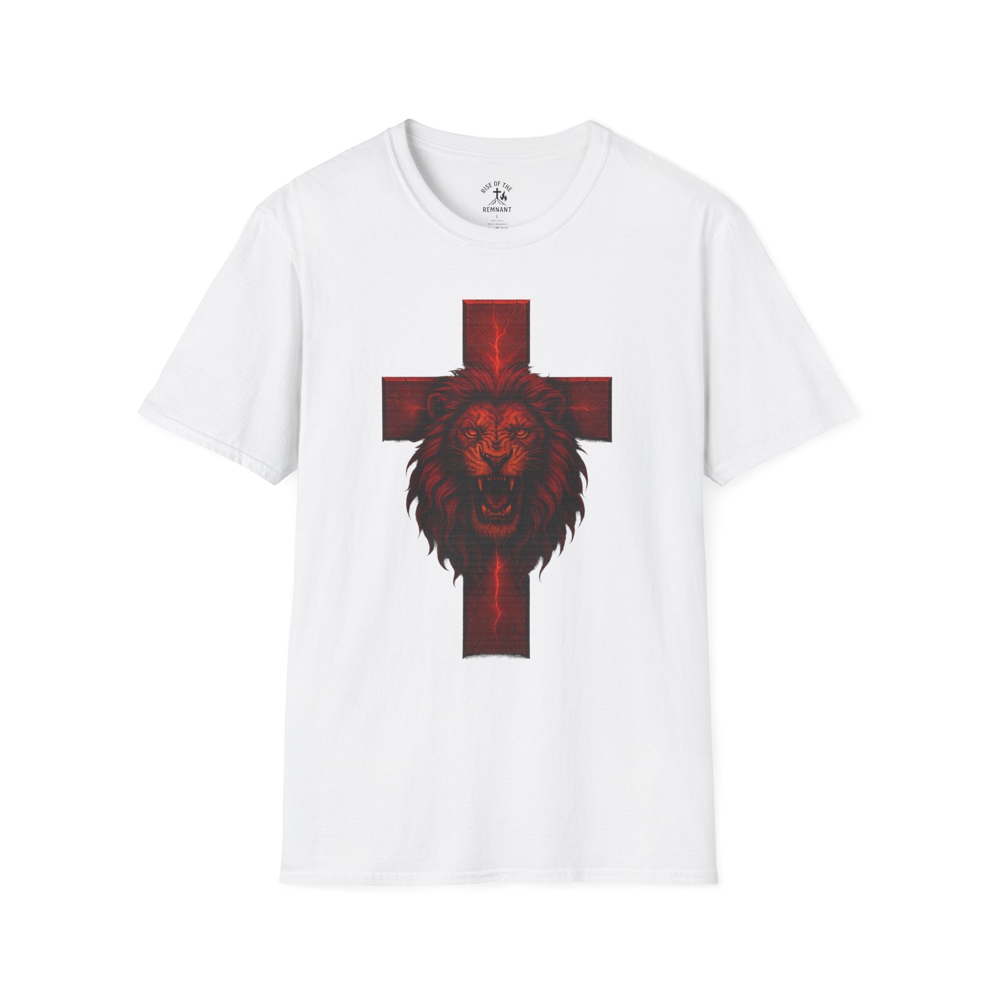Faith-Inspired Lion T-Shirt, Religious Apparel, Christian Style, Inspirational Gift, Bible Verse Shirt