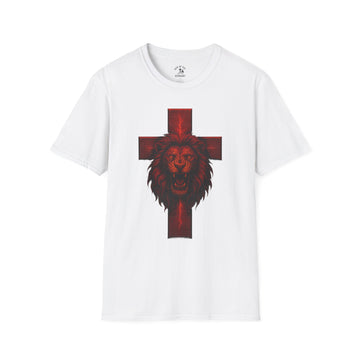 Faith-Inspired Lion T-Shirt, Religious Apparel, Christian Style, Inspirational Gift, Bible Verse Shirt