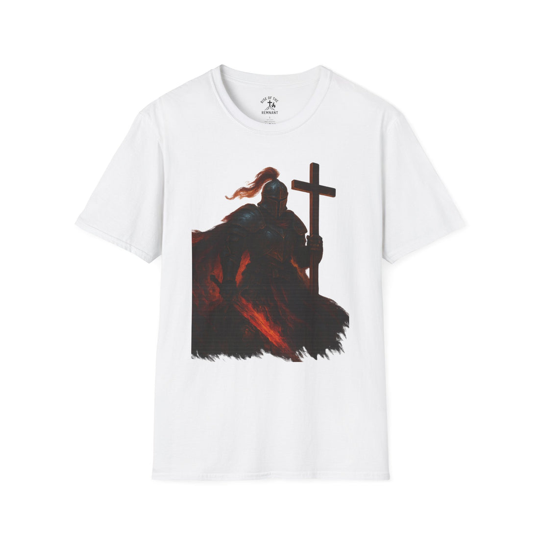 Biblical Warrior T-Shirt | Unisex Softstyle Tee, Faith-Based Apparel, Inspirational Gift, Religious Wear, Battle Praise Shirt