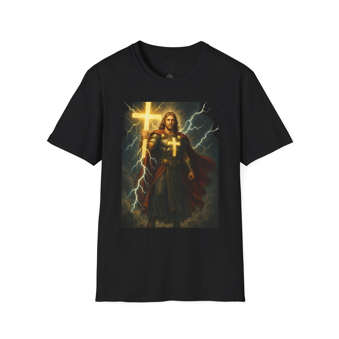 Faith-Inspired Unisex T-Shirt, Inspirational Tee, Religious Gift, Job 37:5 Shirt, Thunder and Lightning Design, Christian Apparel