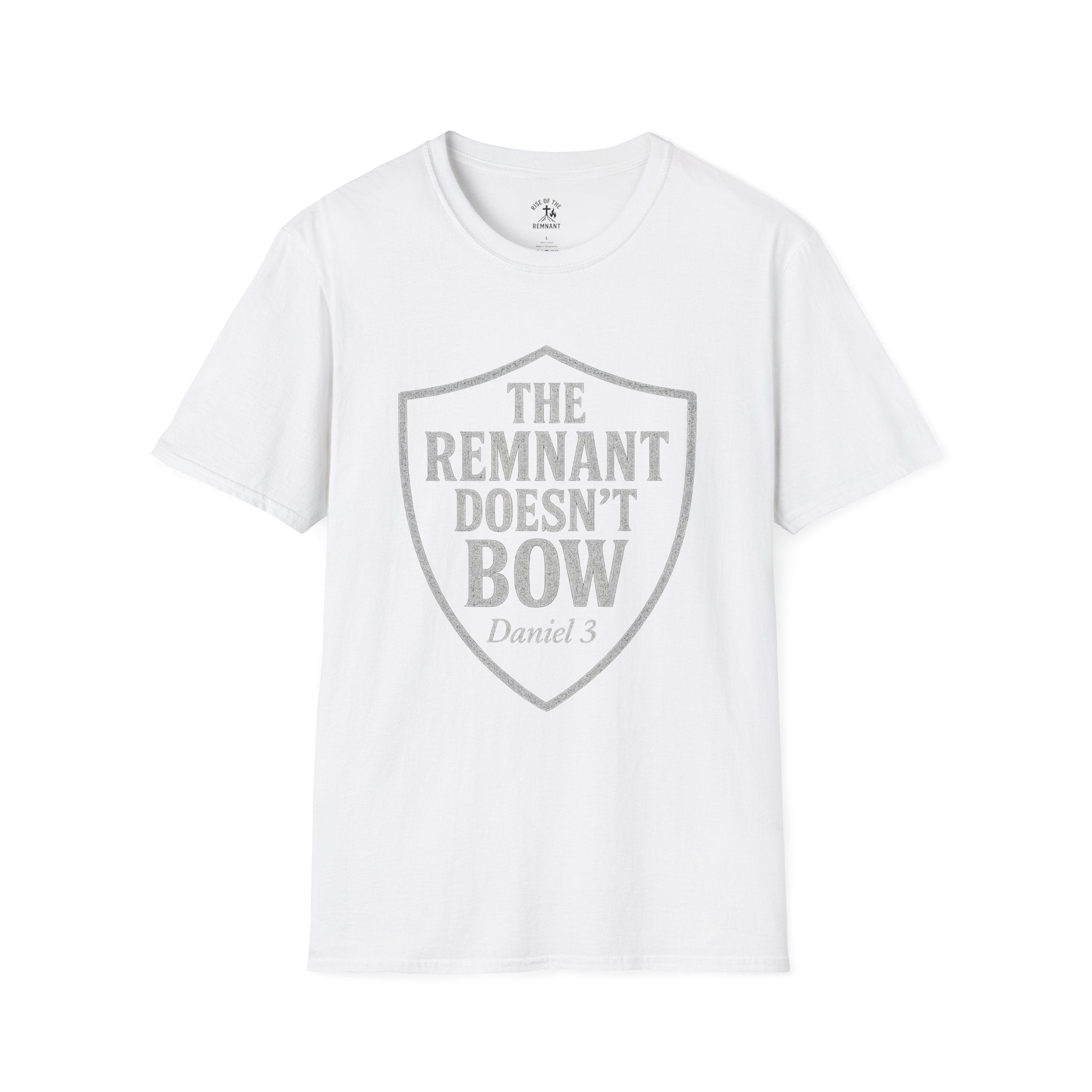 Unisex Inspirational T-Shirt: "The Remnant Doesn't Bow" - Faith-based Apparel, Spiritual Gifts, Christian Wear, Scripture Shirt, [...]