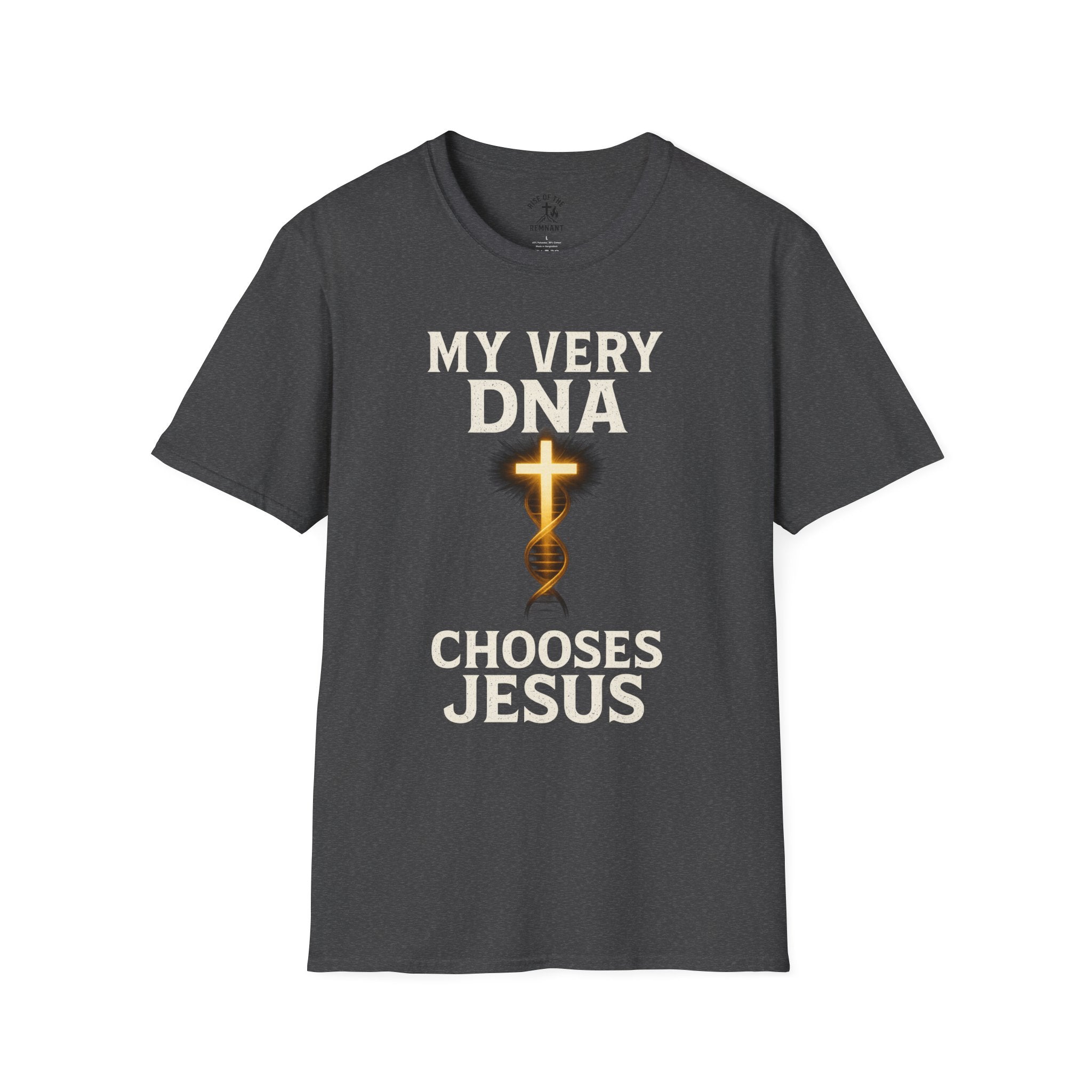 Faith-Inspired Unisex Softstyle T-Shirt - "My Very DNA Chooses Jesus" - Inspirational Tee, Christian Apparel, Religious Gift, [...]