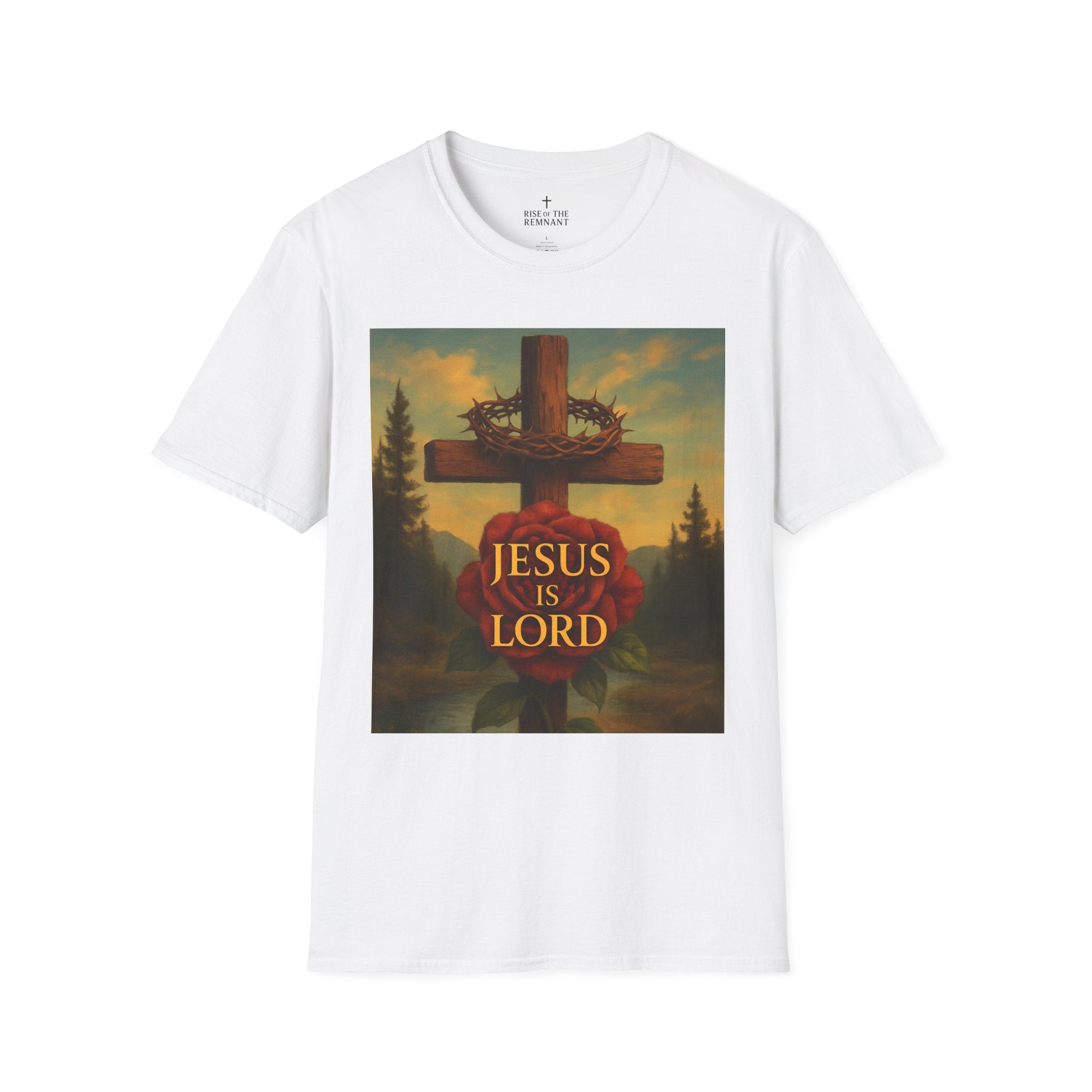 Jesus is Lord Unisex Softstyle T-Shirt - Faith Inspired Christian Apparel