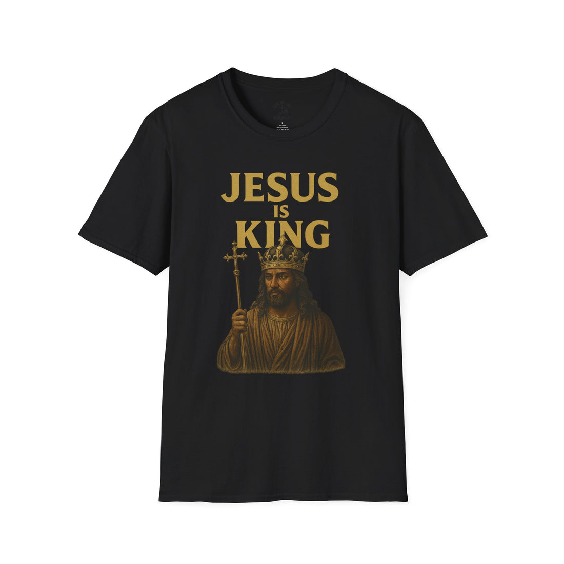Jesus is King Unisex T-Shirt, Faith-Based Tee, Christian Apparel, Inspirational Gift, Religious Shirt, Bible Verse Top