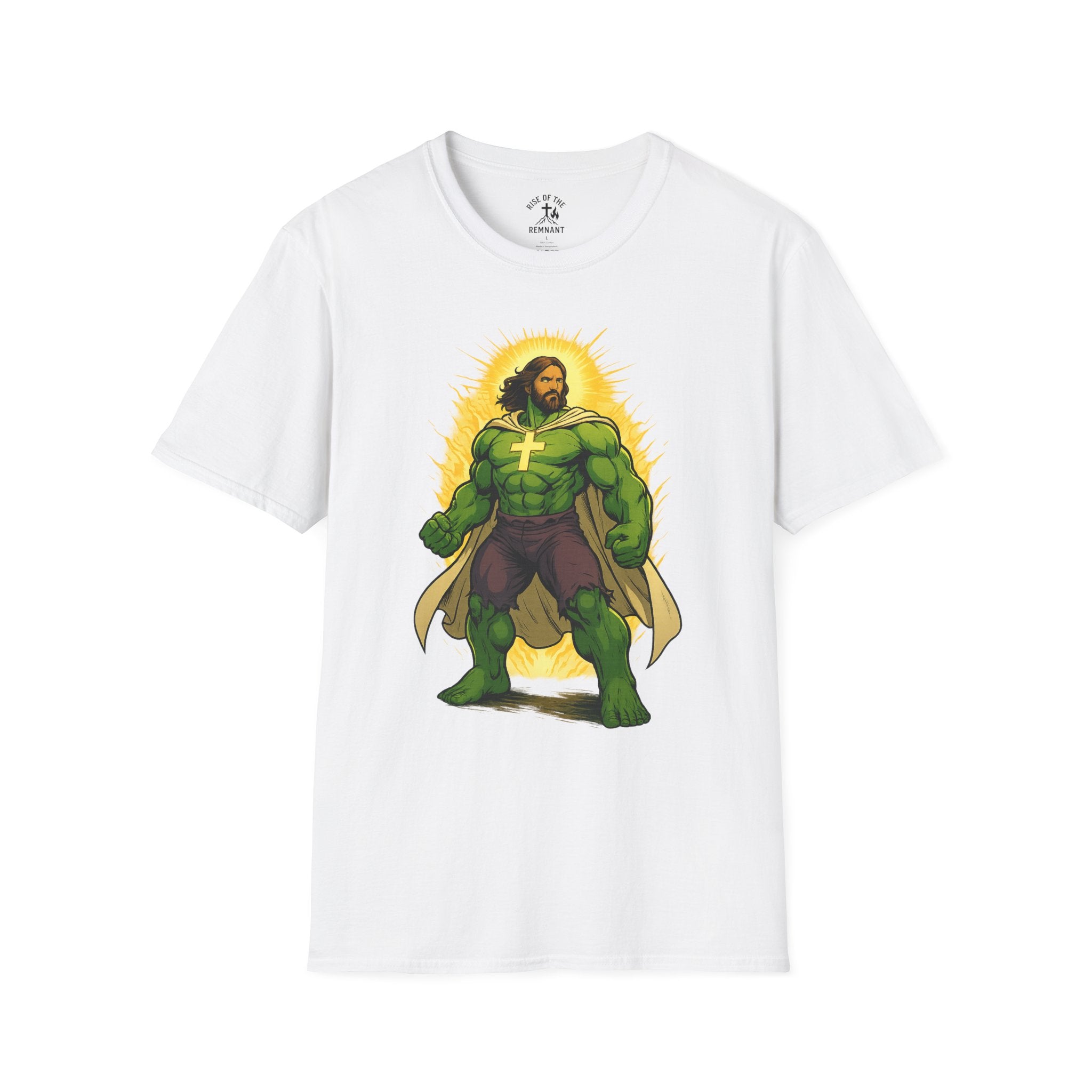 Heroic Faith Unisex T-Shirt, Inspirational Tees, Superhero Shirt, Motivational Clothing, Gifts for Dad or Believers