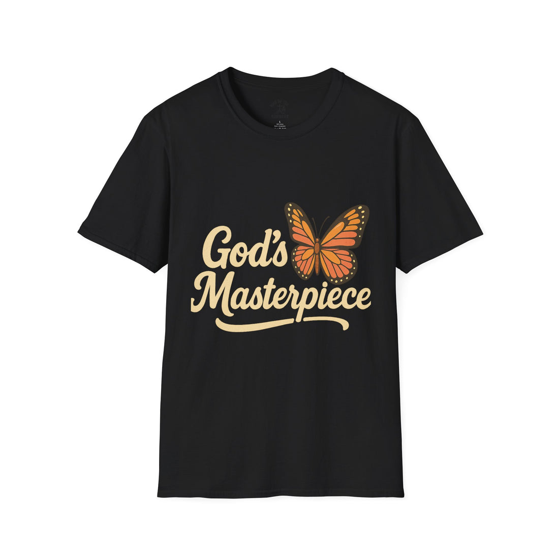 God's Masterpiece Butterfly T-Shirt, Inspirational Christian Tee, Faith-Based Apparel, Scripture Shirt, Unisex Gift Idea