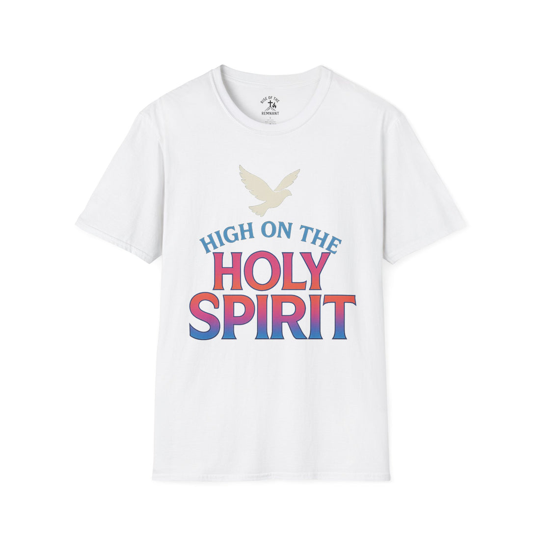 High on the Holy Spirit T-Shirt, Inspirational Graphic Tee, Faith-Based Apparel, Christian Gift, Bible Verse Shirt