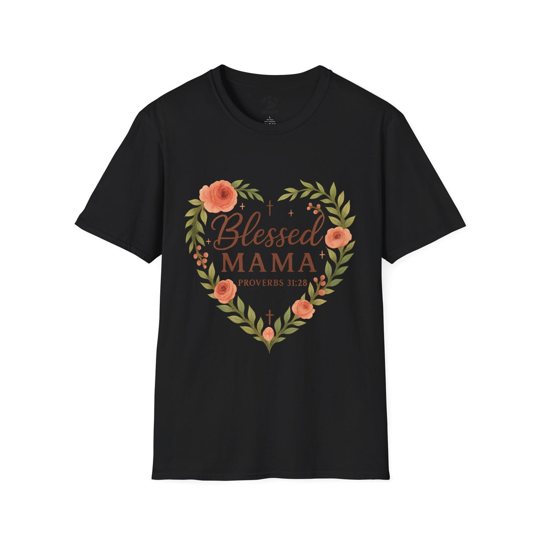 Blessed Mama T-Shirt, Christian Gift for Moms, Inspirational Shirt, Proverbs 31 Apparel, Mother's Day Gift, Cute Tees for Her
