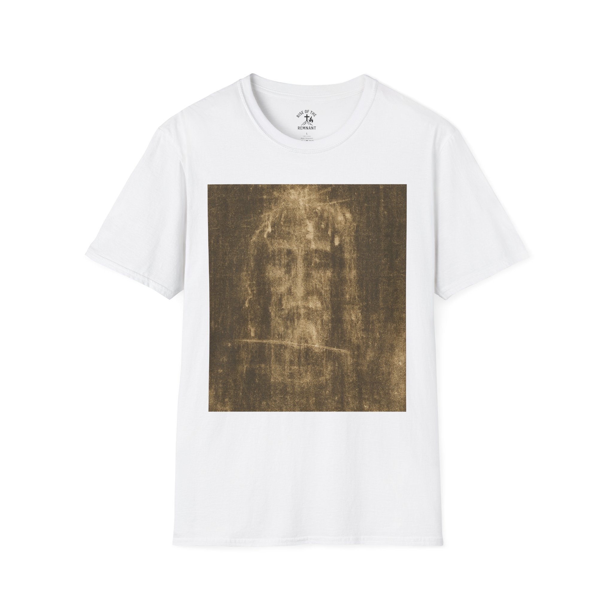Vintage Religious Artwork T-Shirt, Unisex Tee, Softstyle Shirt, Sunday Best, Gift for Faith Lovers, Casual Wear, Spiritual Apparel