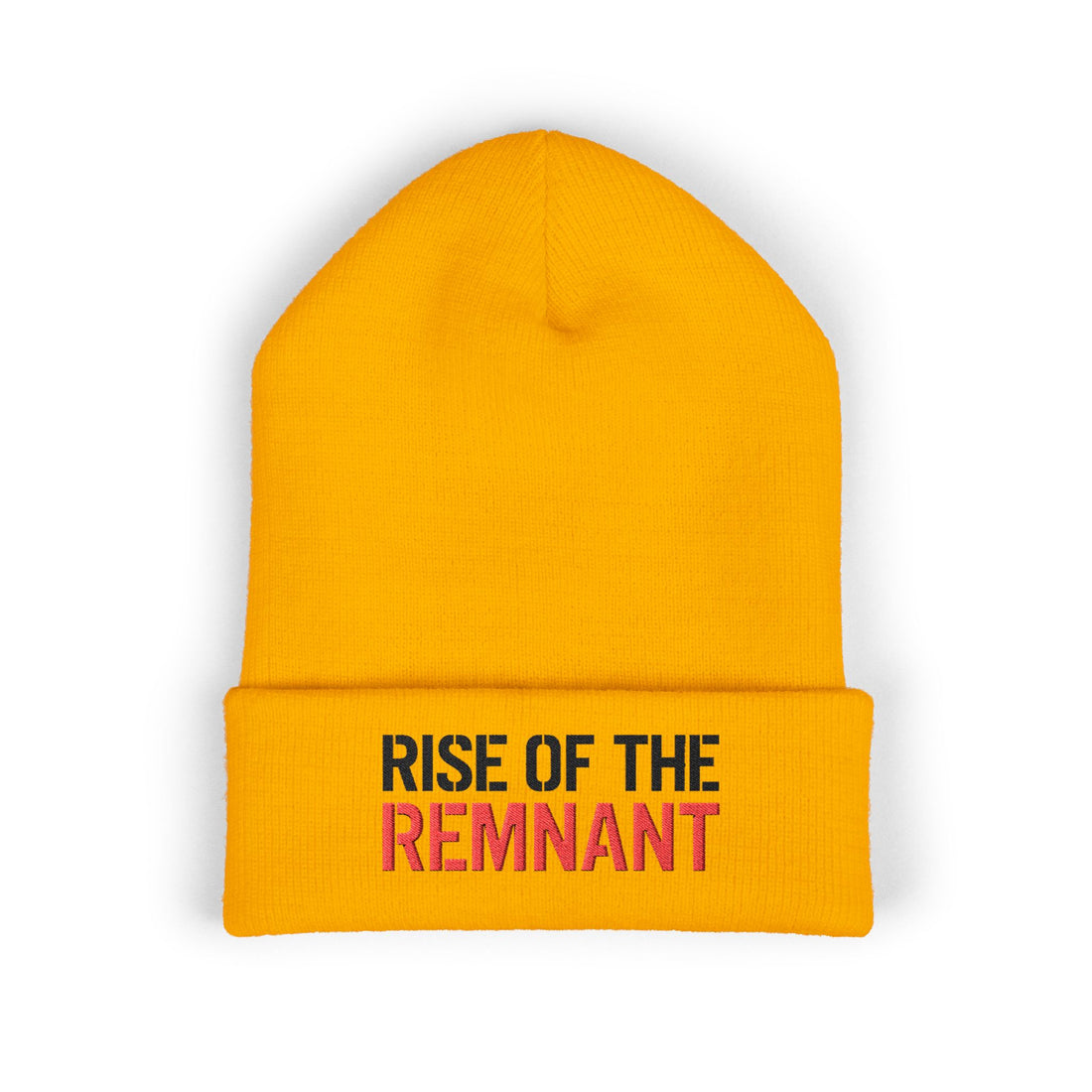 Embroidered Classic Cuffed Beanie - Cozy Winter Hat, Trendy Streetwear, Gift for Him/Her, Casual Style, Rise of the Remnant