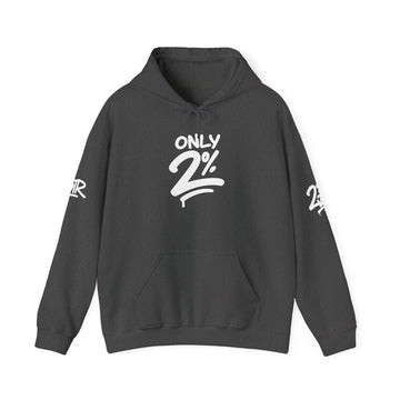 2% x ROTR Unisex Hooded Sweatshirt - Only 2% Design
