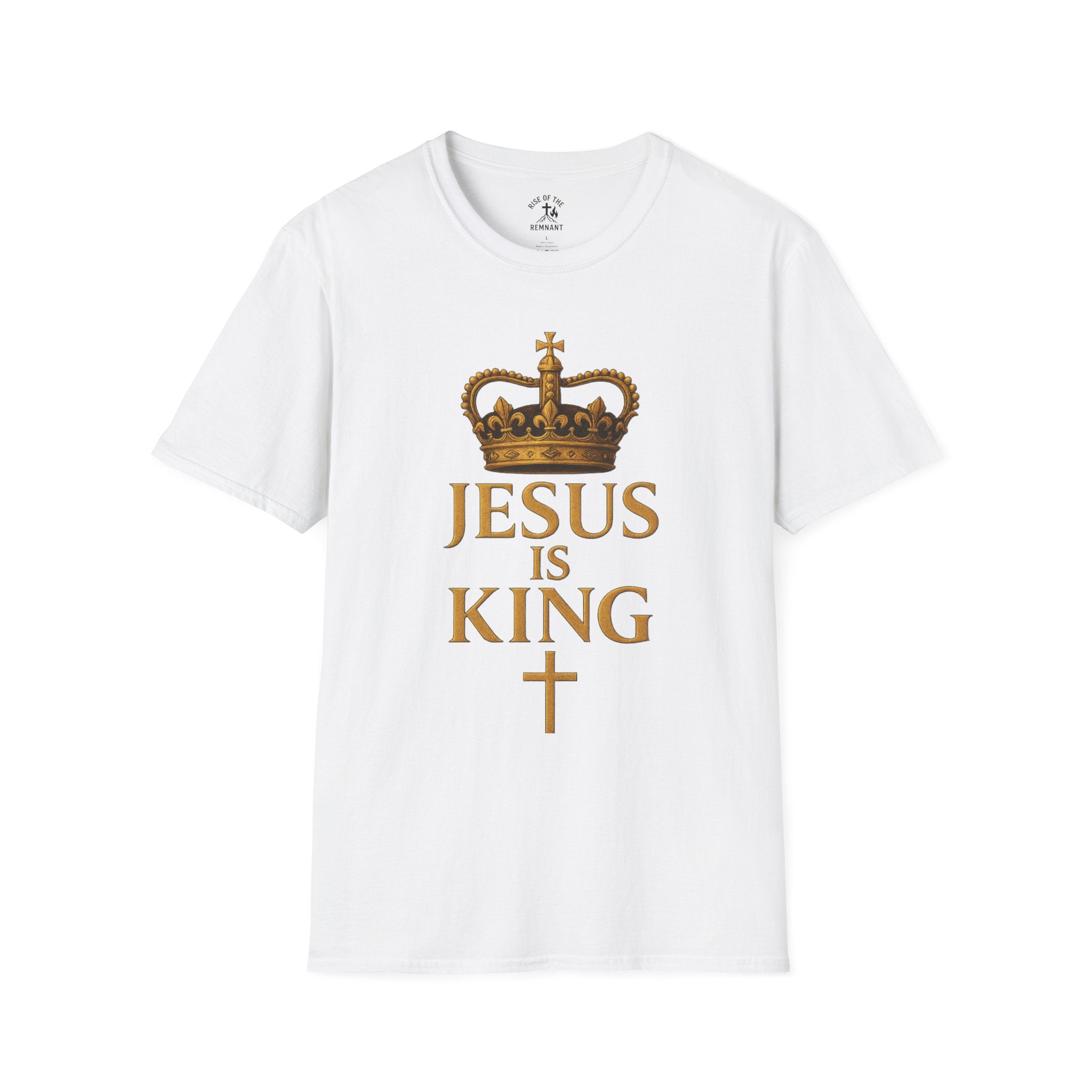 Inspirational Faith T-Shirt, Christian Apparel, Unisex Vintage Tee, Spiritual Gifts, Jesus is King, Religious Fashion