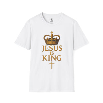 Inspirational Faith T-Shirt, Christian Apparel, Unisex Vintage Tee, Spiritual Gifts, Jesus is King, Religious Fashion