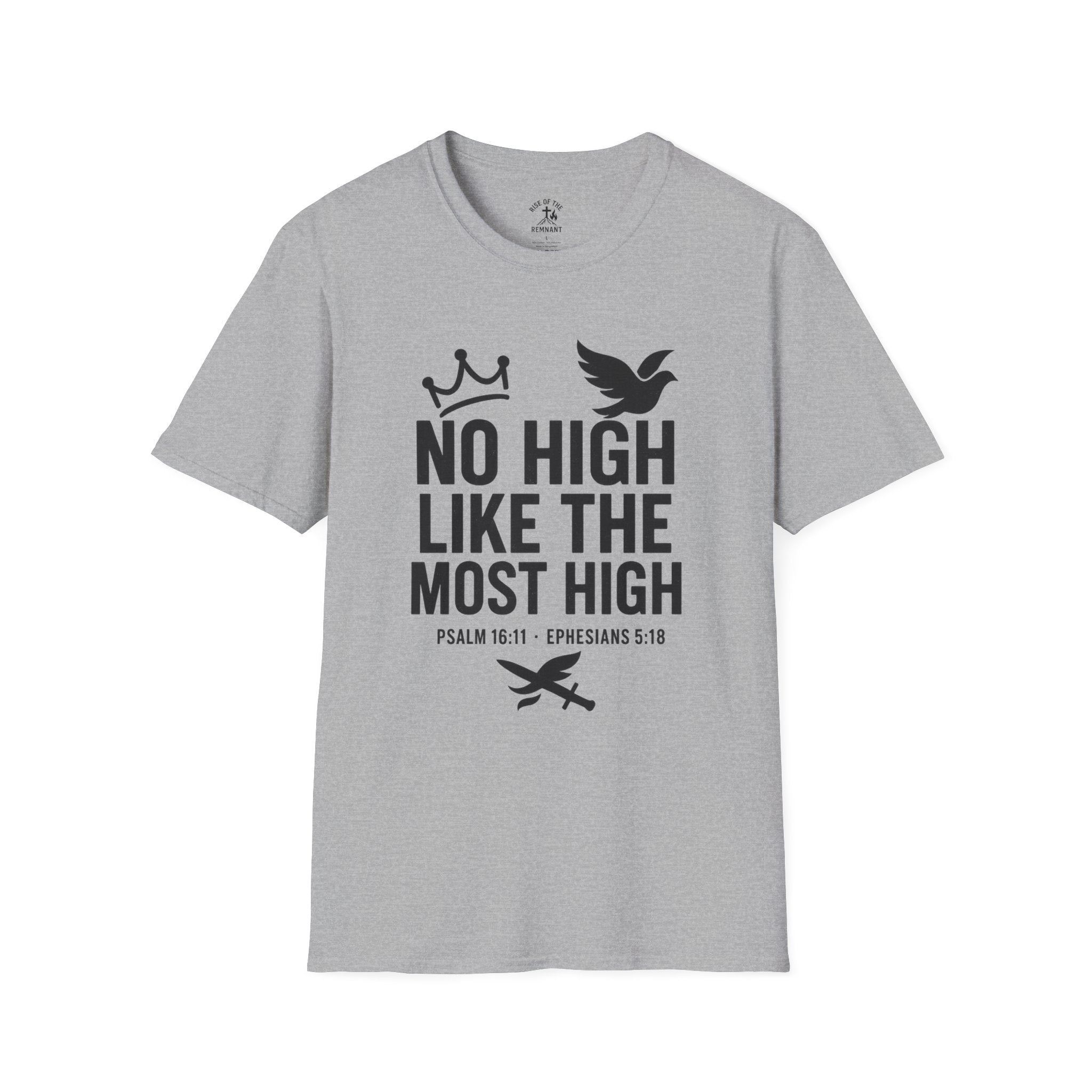 Inspirational Graphic T-Shirt with Bible Verses, Faith-Based Apparel, Unisex Casual Wear, Perfect Gift for Believers