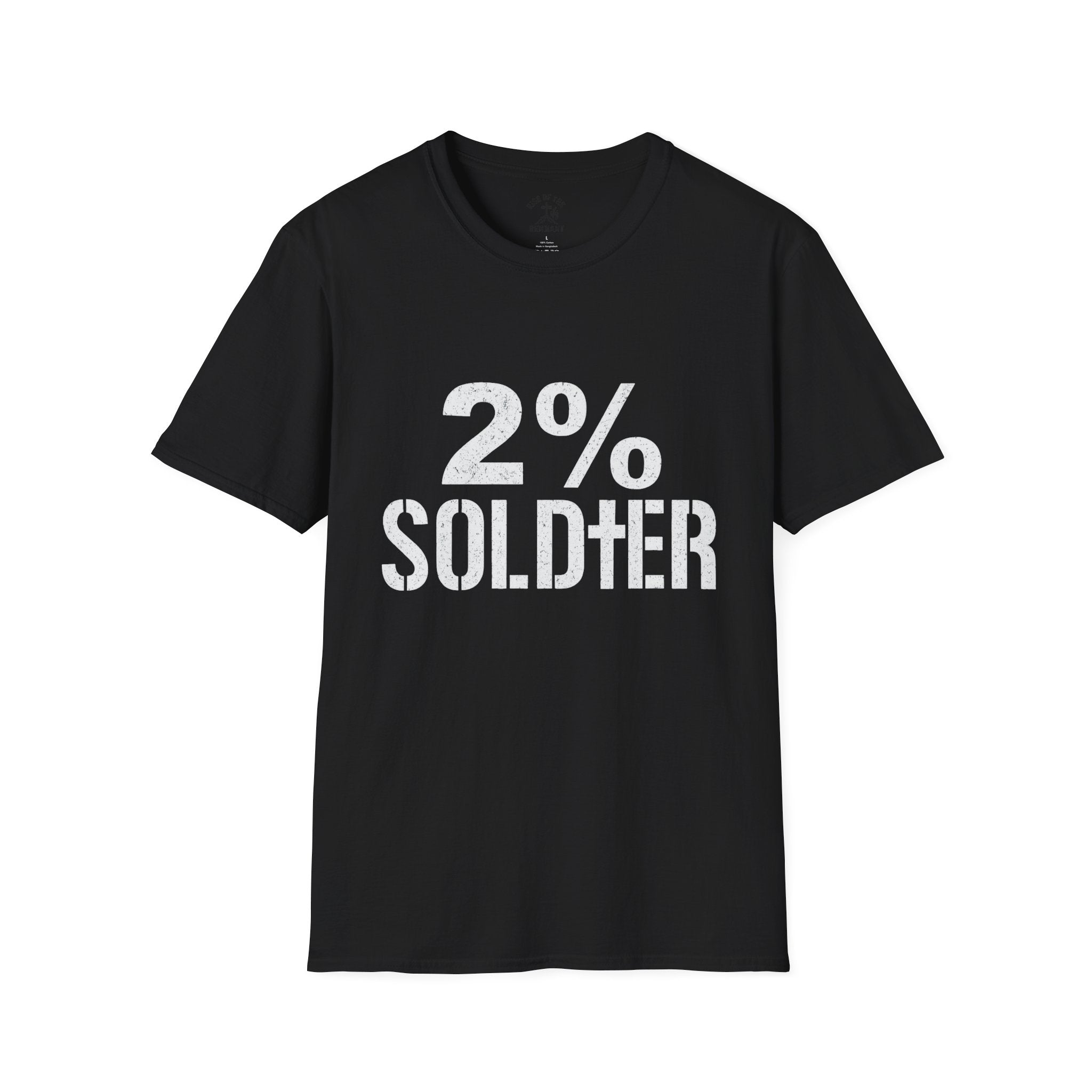 2% x ROTR Inspired Unisex Softstyle T-Shirt - 2% Soldier & Armor on Fear Gone