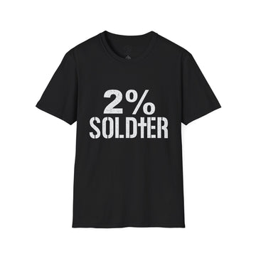 2% x ROTR Inspired Unisex Softstyle T-Shirt - 2% Soldier & Armor on Fear Gone