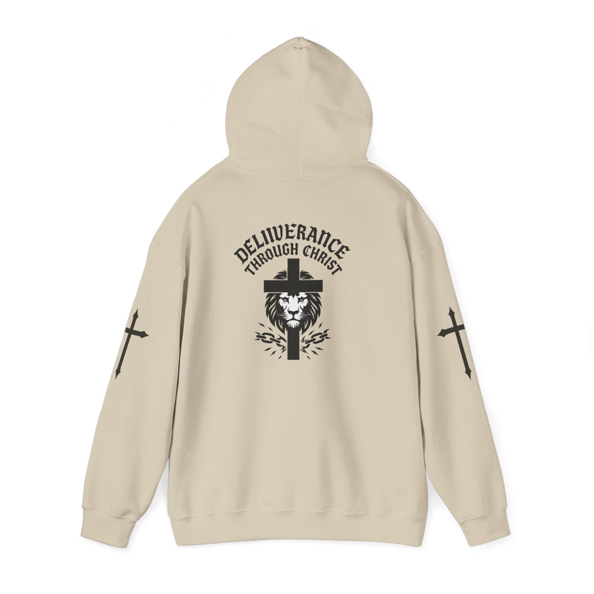 Faith-Inspired Unisex Hoodie "Deliverance Through Christ"