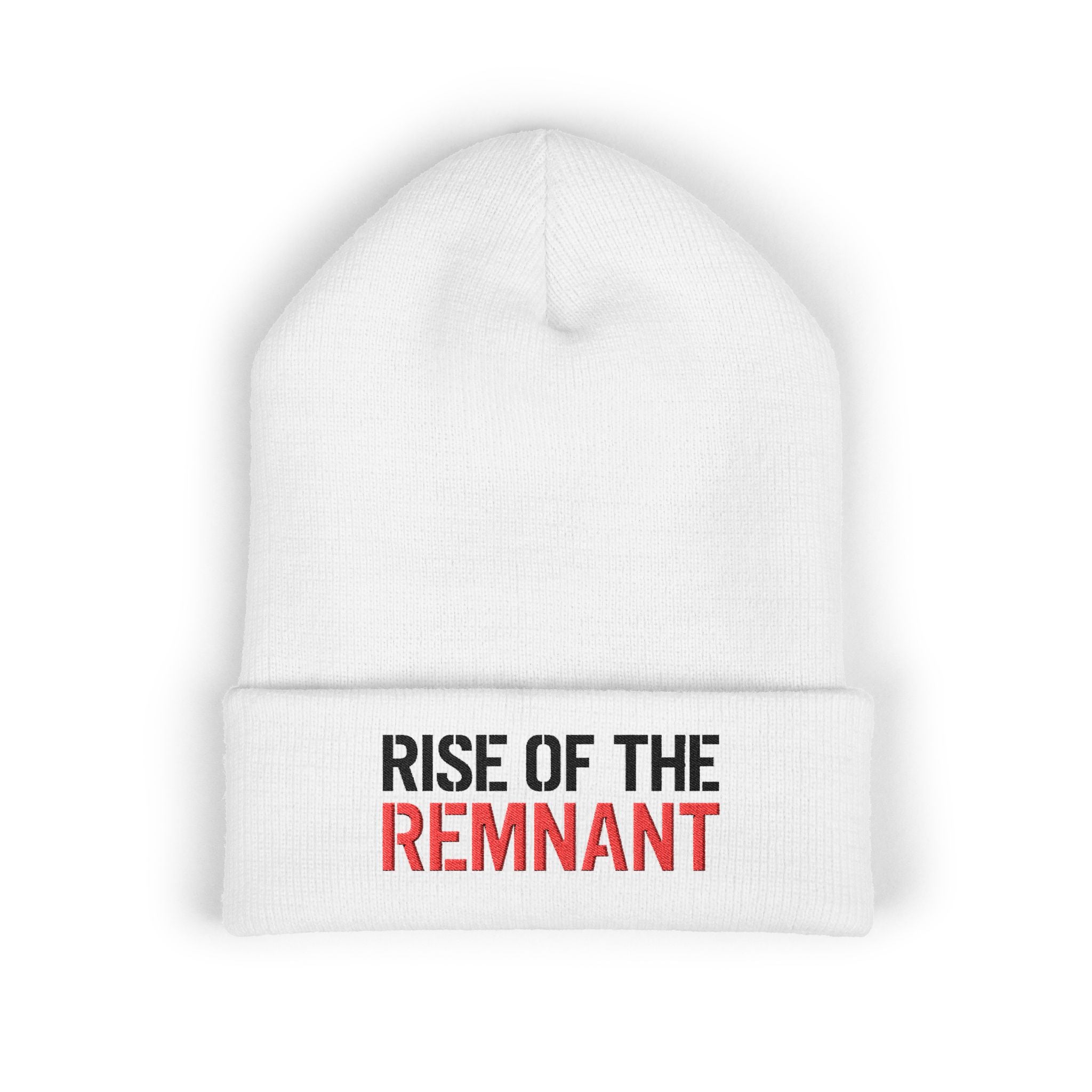 Embroidered Classic Cuffed Beanie - Cozy Winter Hat, Trendy Streetwear, Gift for Him/Her, Casual Style, Rise of the Remnant