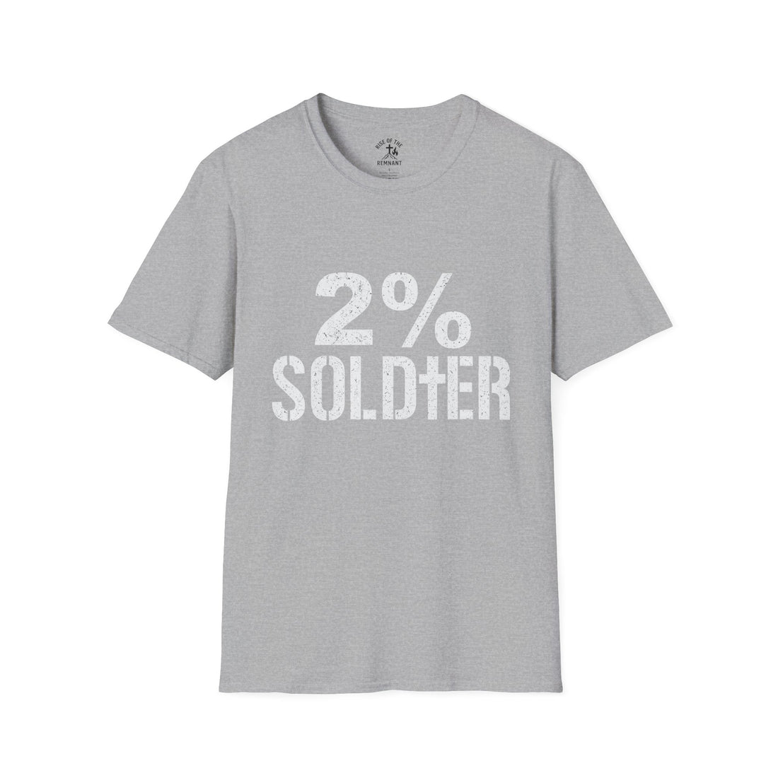 2% x ROTR Inspired Unisex Softstyle T-Shirt - 2% Soldier & Armor on Fear Gone