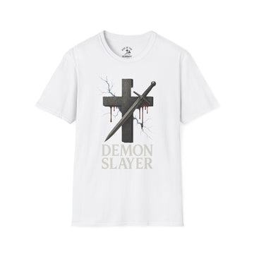 Demon Slayer Inspirational T-Shirt | Unisex Softstyle Graphic Tee, Faith-Based Apparel, Gift for Anime Fans, Spiritual Warfare Shirt, [...]