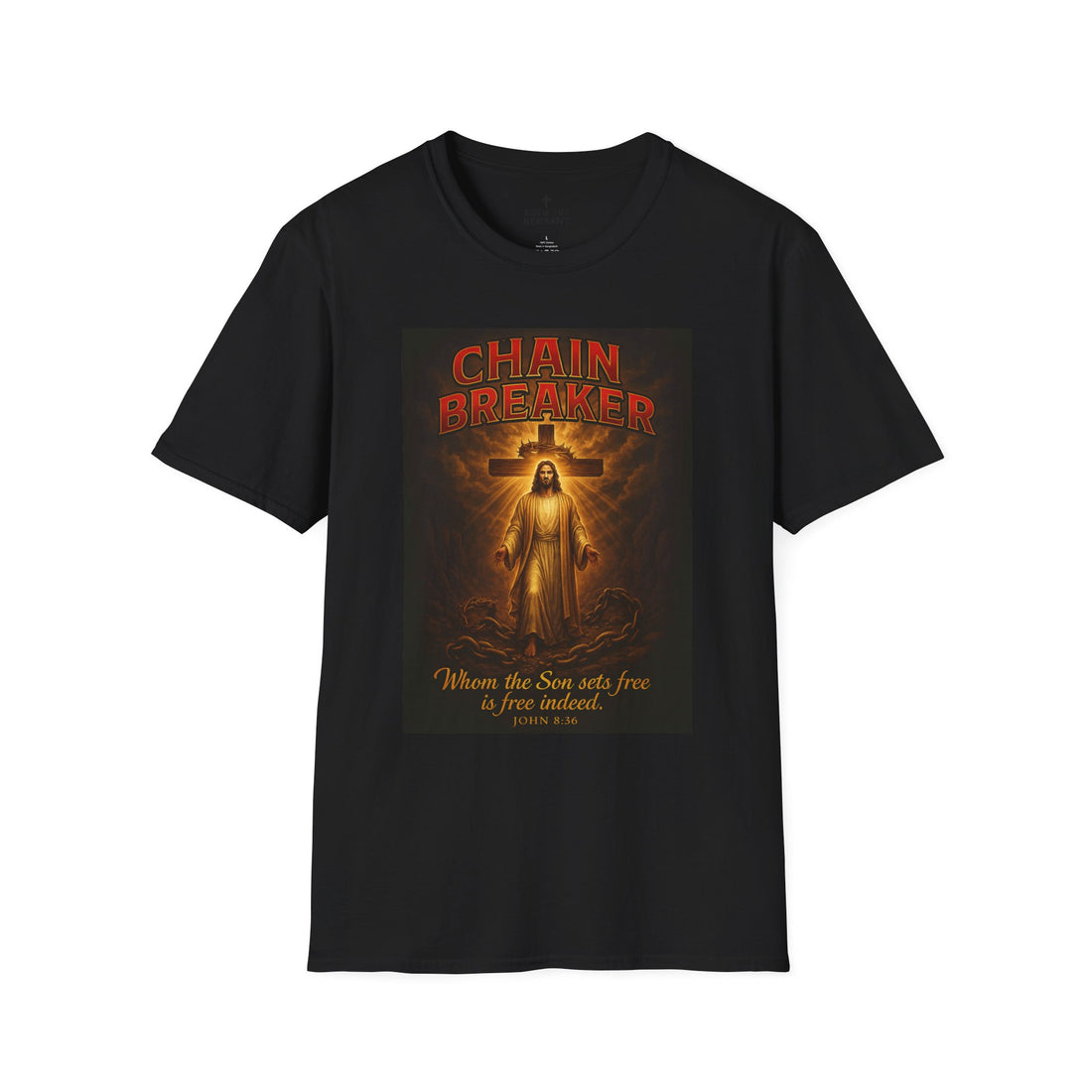 Chain Breaker Unisex Softstyle T-Shirt - Inspirational Christian Tee