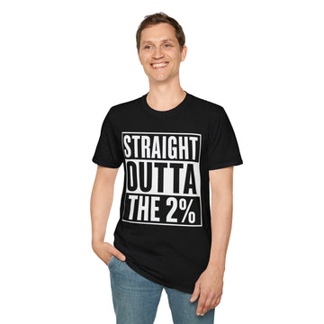 Straight Outta the 2% x ROTR Graphic T-Shirt - Unisex Softstyle Tee