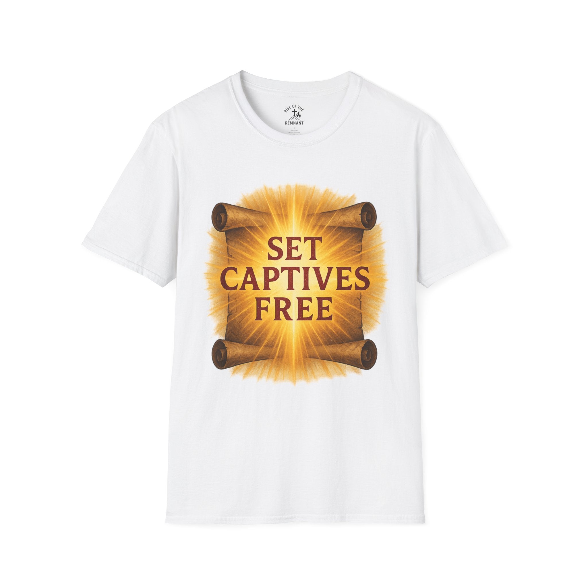 Faith-Inspired Unisex T-Shirt, Set Captives Free Shirt, Christian Apparel, Inspirational T-Shirt, Spiritual Gift