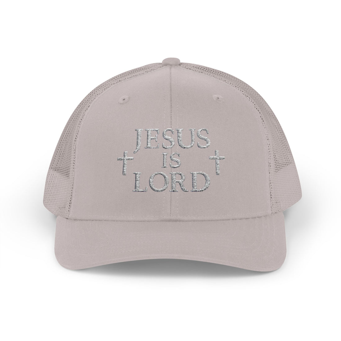 Christian Faith Snapback Trucker Cap - Jesus is Lord Design