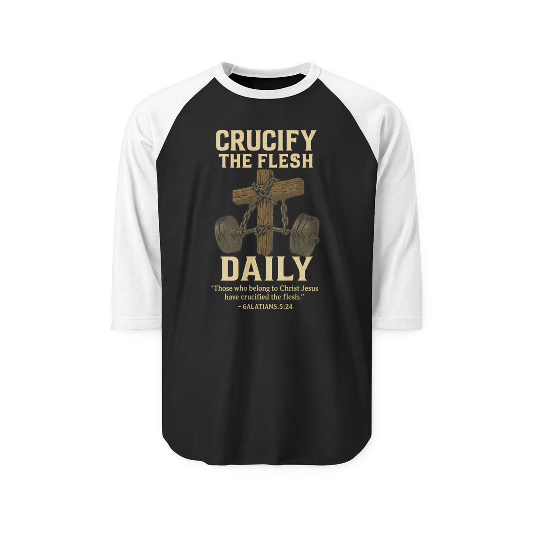 Faith-Inspired Three-Quarter Sleeve Shirt, Casual Tee, Christian Apparel, Unique Gift for Him or Her, Daily Inspiration Wear, Perfect [...]