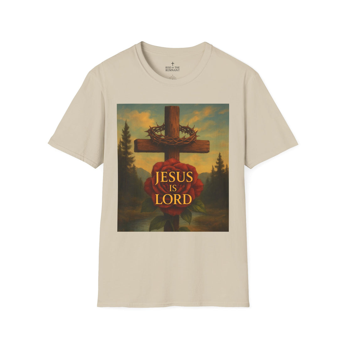 Jesus is Lord Unisex Softstyle T-Shirt - Faith Inspired Christian Apparel