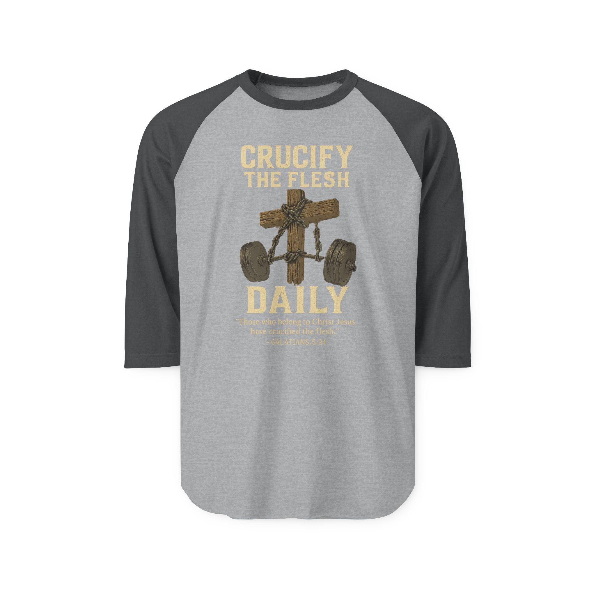 Faith-Inspired Three-Quarter Sleeve Shirt, Casual Tee, Christian Apparel, Unique Gift for Him or Her, Daily Inspiration Wear, Perfect [...]