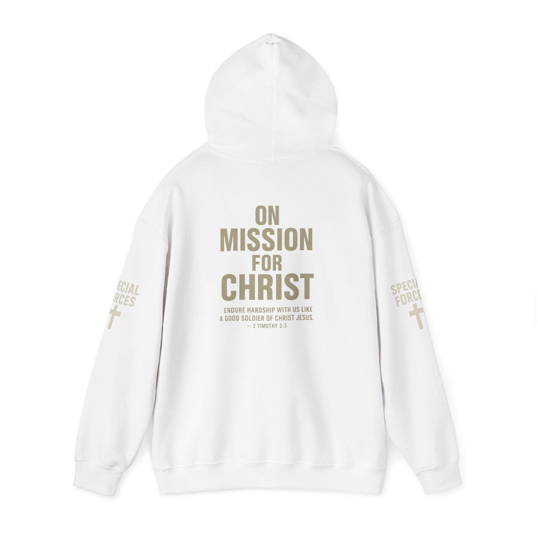 Faith-Inspired Unisex Hoodie: On Mission for Christ, Religious Apparel, Christian Gift, Inspirational Clothing, Casual Wear
