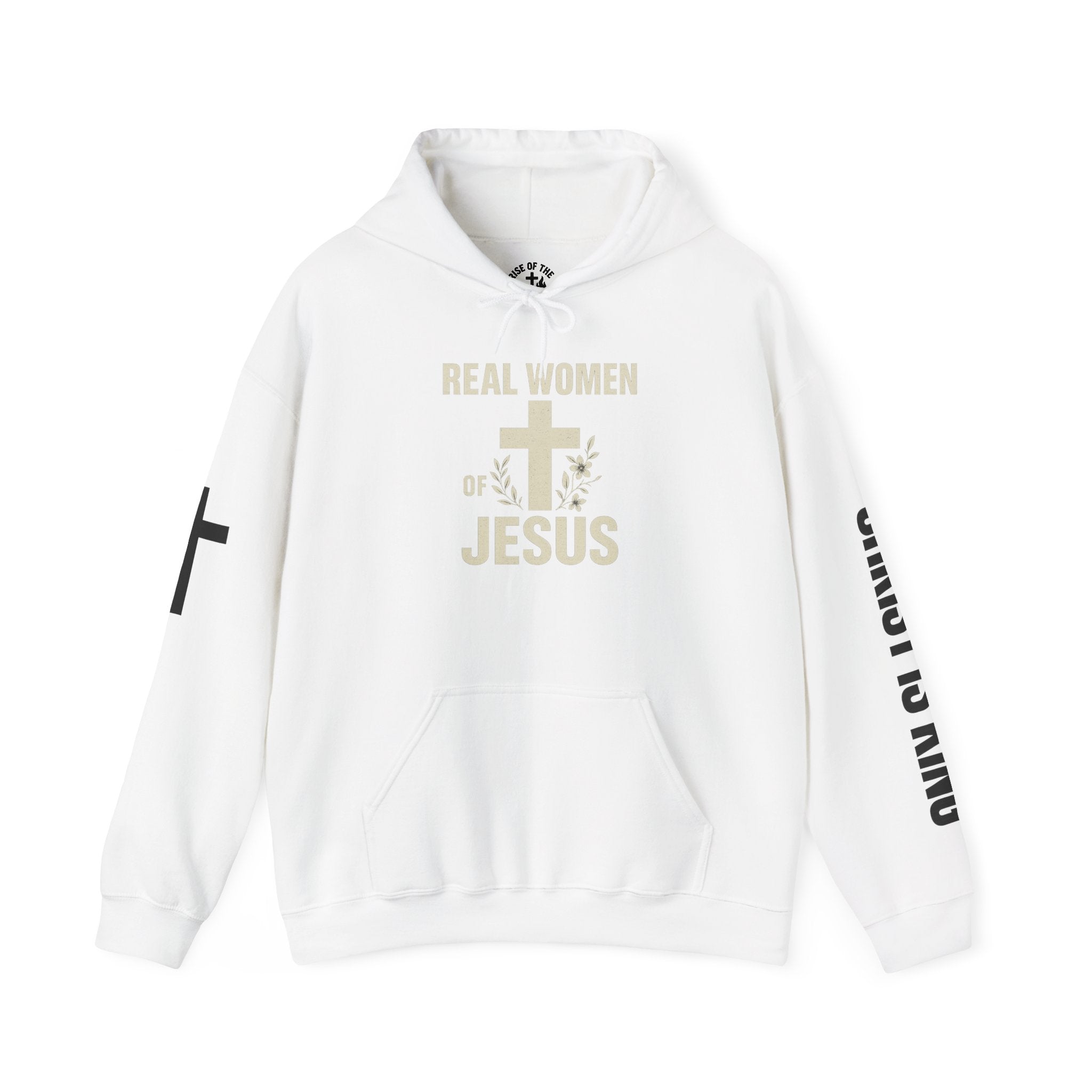 Inspirational Christian Hoodie - Real Women of Jesus - Faith-Based Apparel, Religious Gift, Church Outfit, Everyday Wear, Spiritual Comfort