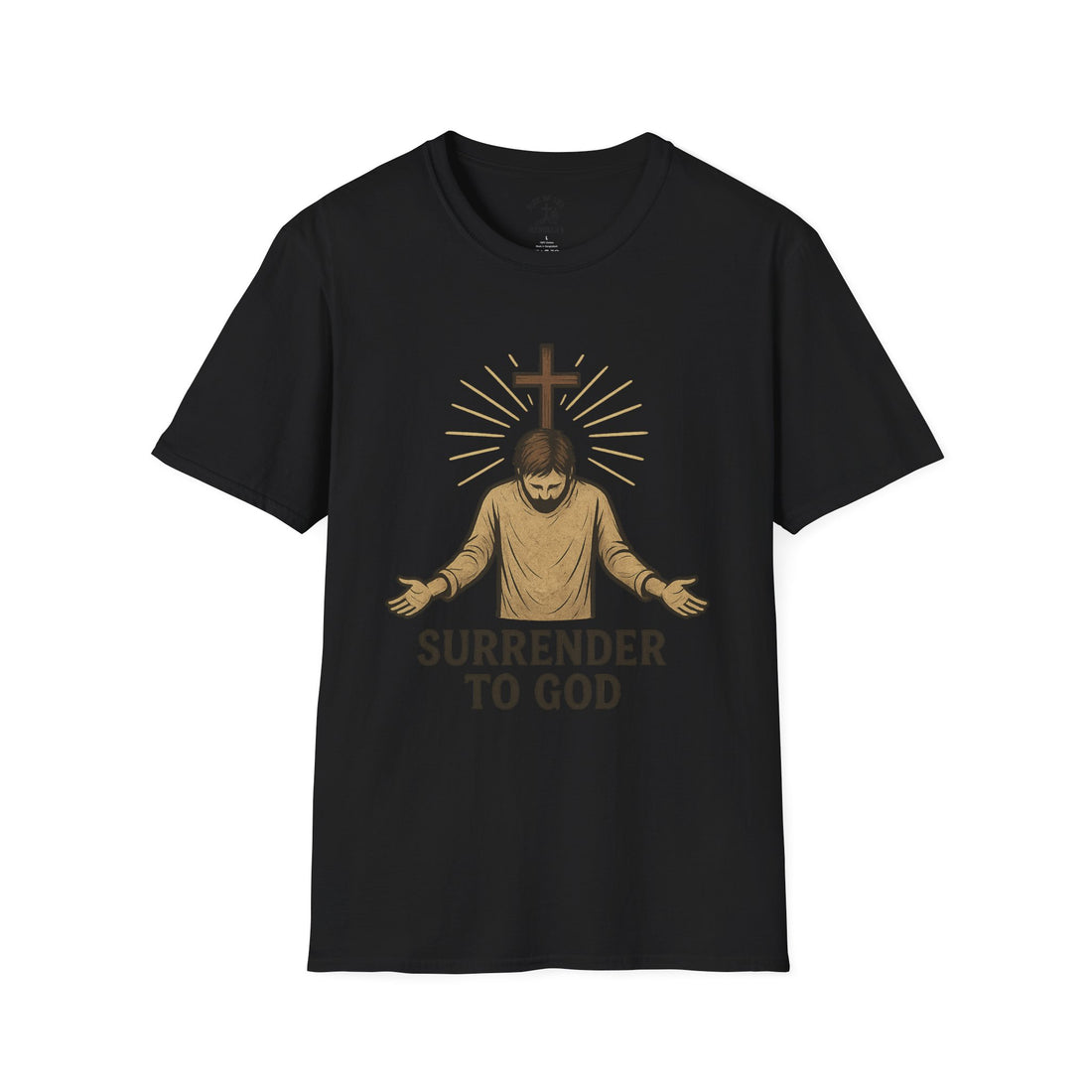 Inspirational Unisex T-Shirt: Surrender to God, Faith Tee, Christian Apparel, Bible Verse Shirt, Religious Gift