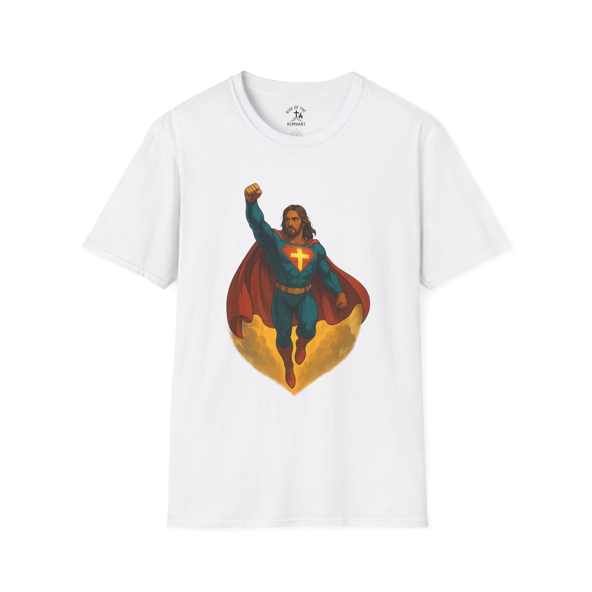 Faith-Inspired Superhero T-Shirt, Unisex Graphic Tee, Minister's Gift, Christian Apparel, Inspirational Shirt, John 15 Quote