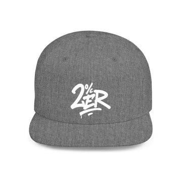 Trendy Flat Bill Snapback Hat - Minimalist Design for Everyday Style