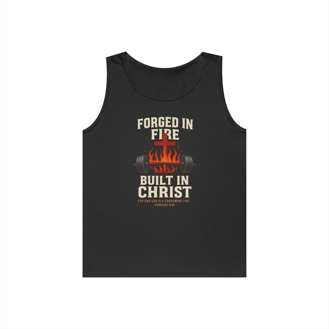 Faith-Inspired Workout Tank Top, Motivational Fitness Tee, Christian Gym Shirt, Unisex Workout Gear, Inspirational Tank for Active Lifestyle